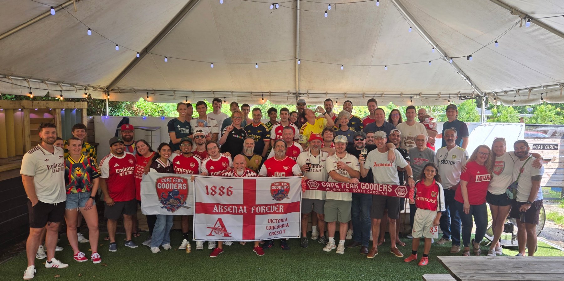 Cape Fear Gooners at Tap Yard